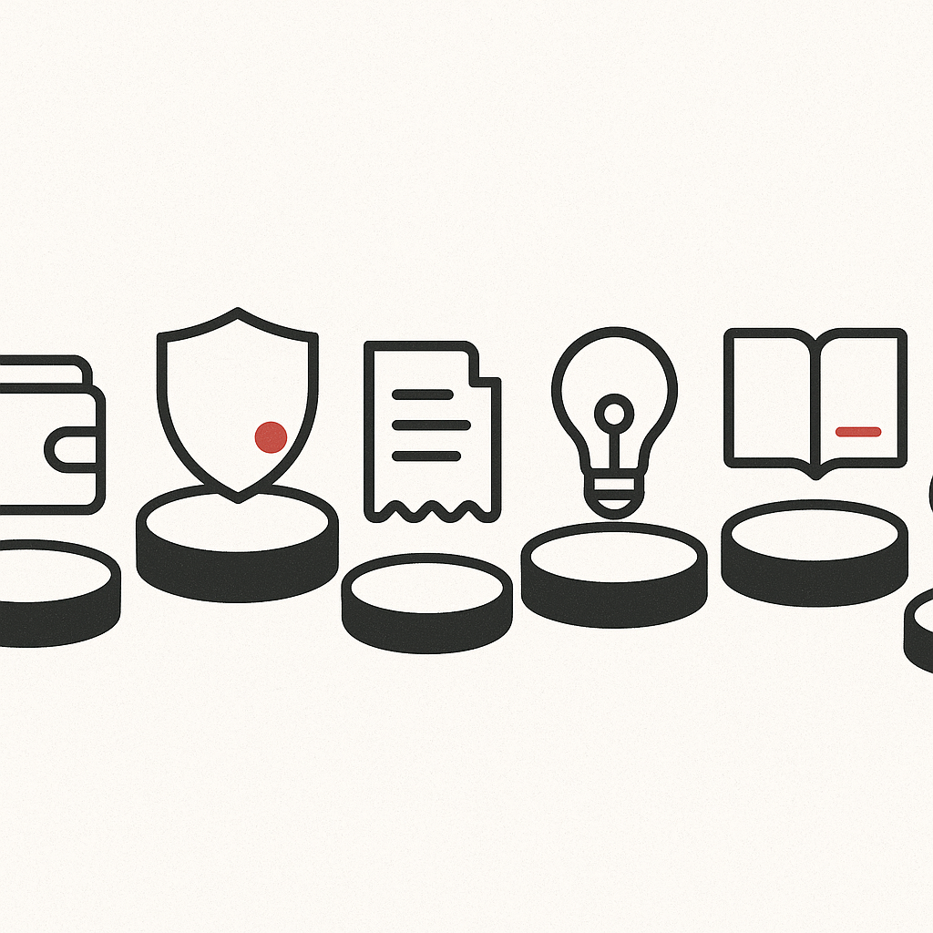 A calm illustrated route through six safe crypto learning steps